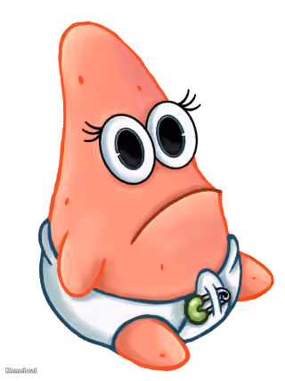 SpongeBob SquarePants "Pouty Baby Patrick"
