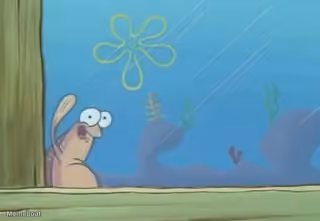 SpongeBob SquarePants "SpongeBob Horrified Fish"