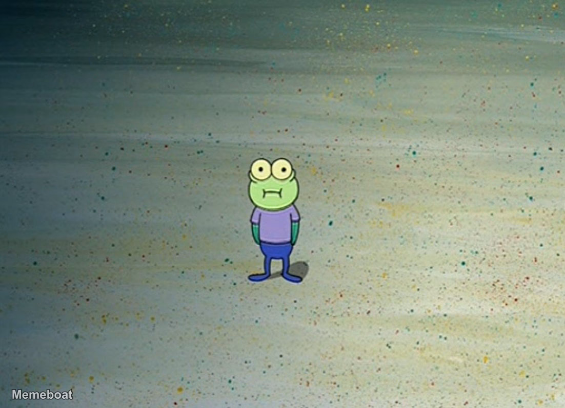 SpongeBob SquarePants "SpongeBob Wide-Eyed Fish" - meme generator image preview