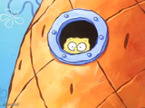 Spongebob Staring Outside