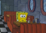 Spongebob Thinking