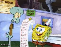 spongebob to do list - meme generator image preview