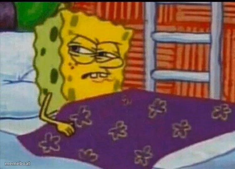 SPONGEBOB WAKES UP ANGRY - meme generator image preview