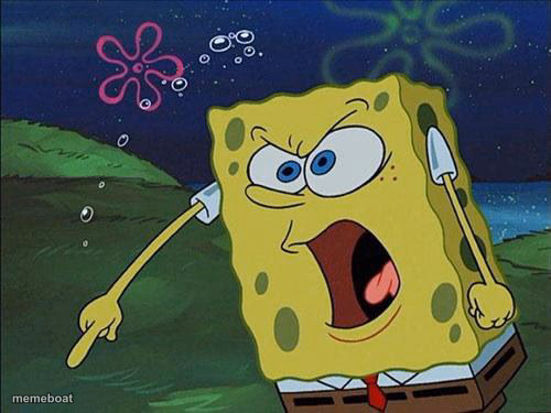 Spongebob Yelling - meme generator image preview