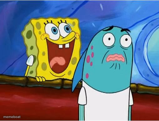 Spongebob yelling - meme generator image preview