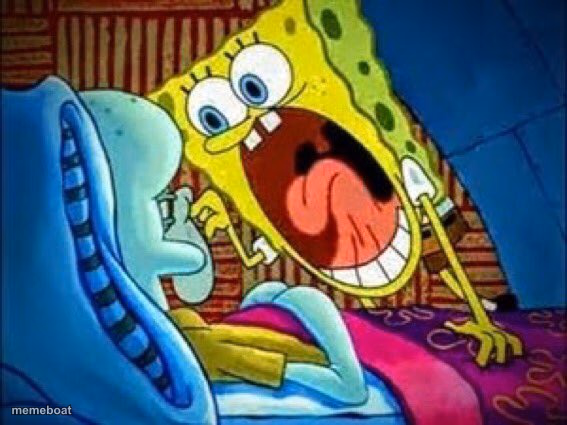 SpongeBob yelling at Squidward - meme generator image preview