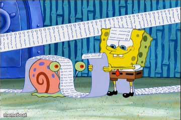 Spongebob's List - meme generator image preview