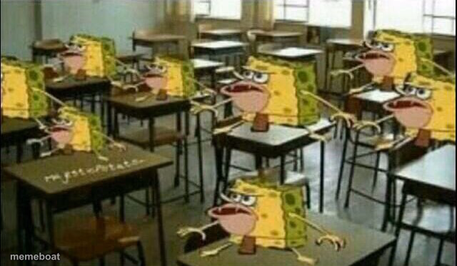 Spongegar (Classroom) - meme generator image preview