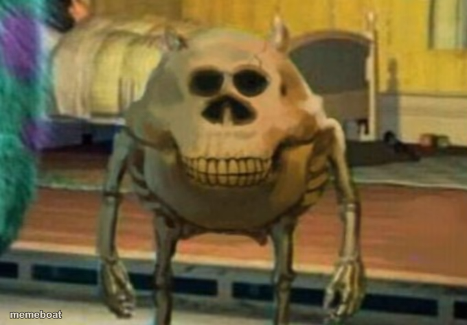 spooky mike wazowski - meme generator image preview