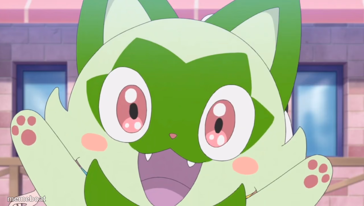 Sprigatito Happy - meme generator image preview