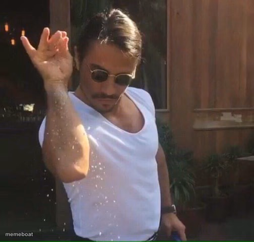 sprinkle salt - meme generator image preview