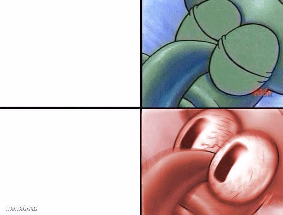 Squidward Awakening - meme generator image preview