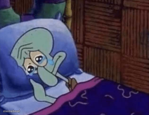 Squidward Crying - meme generator image preview