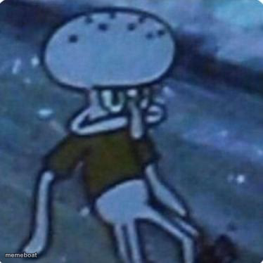 Squidward disappointed - meme generator image preview