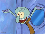 Squidward-Happy