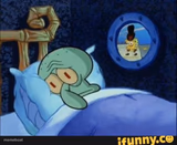 Squidward In Bed