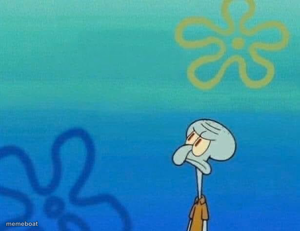 squidward looking up - meme generator image preview