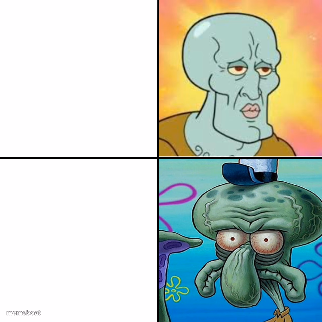 squidward meme template - meme generator image preview