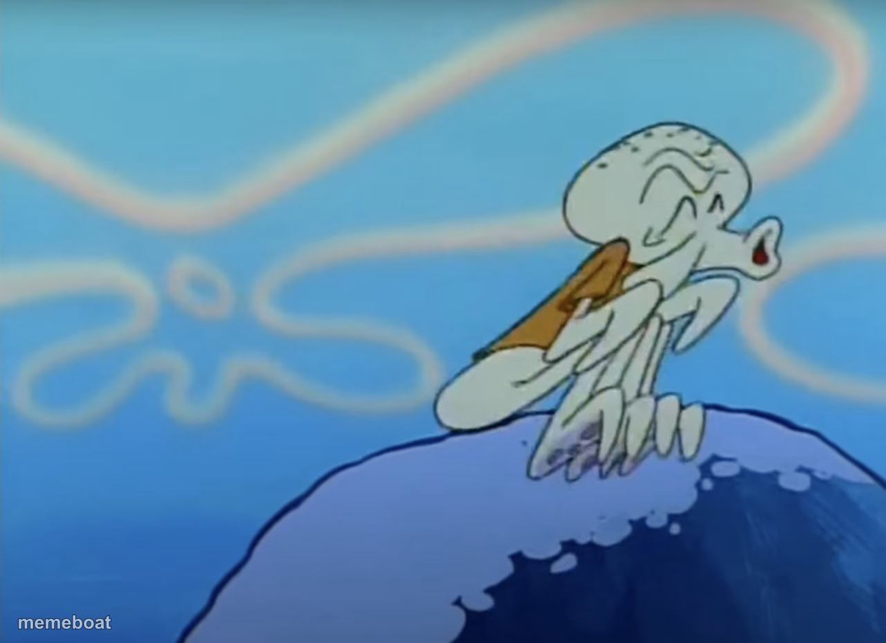 Squidward ooo - meme generator image preview