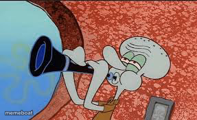 Squidward Playing Clarinet - meme generator image preview