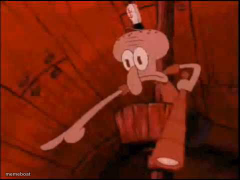 Squidward pointing - meme generator image preview