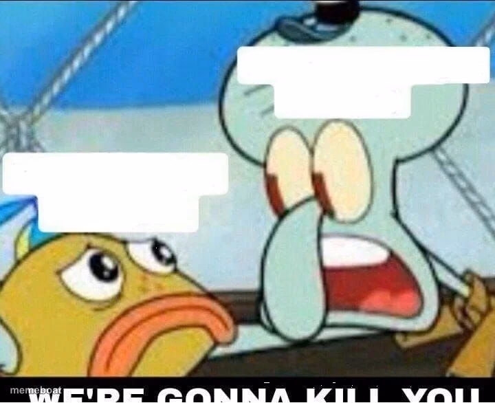 Squidward Scaring Child - meme generator image preview