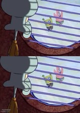 Squidward window 2 panel