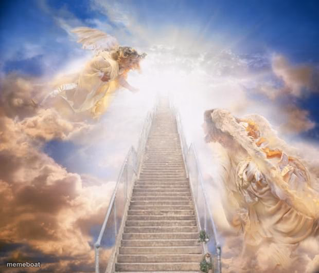stairs to heaven - meme generator image preview