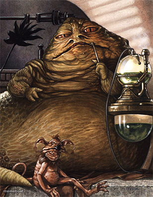 Star Wars Jabba the Hut - meme generator image preview