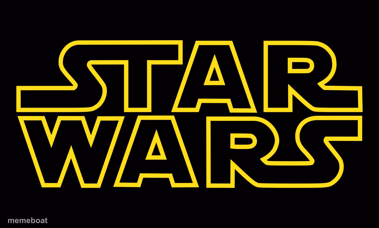 Star Wars Logo - meme generator image preview