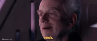 Star Wars Palpatine - Ironic
