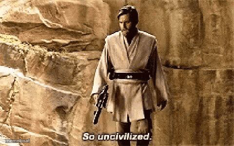 star wars prequel meme so uncivilised - meme generator image preview