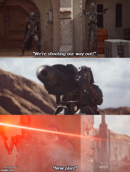 Star Wars The Mandalorian - meme generator image preview