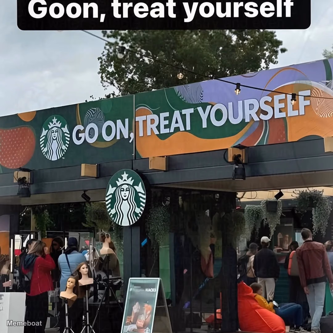 Starbucks Go-on, Treat Yourself - meme generator image preview