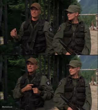 Stargate SG-1 Jack O'Neill Explaining