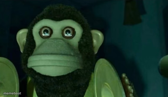 staring moneky - meme generator image preview