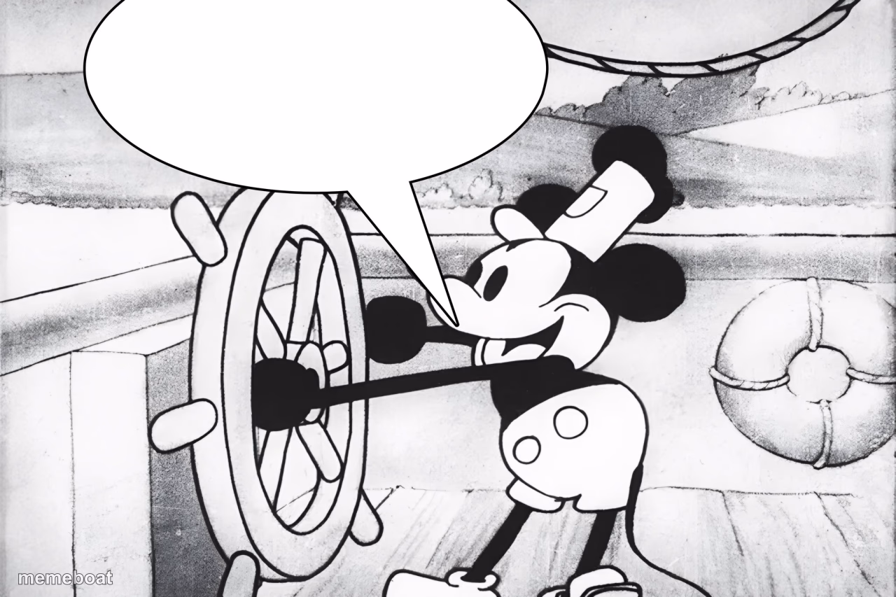 Steamboat Willie - meme generator image preview