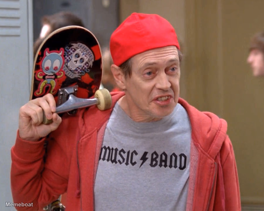 Steve Buscemi Fellow Kids - meme generator image preview