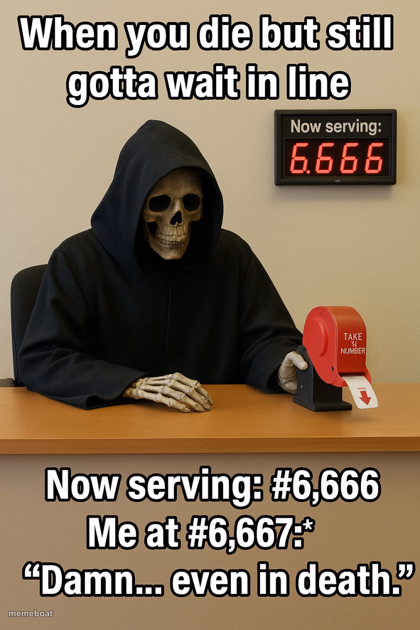 Still waiting is crazy though - meme generator image preview
