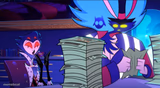Stolas excited at paperwork