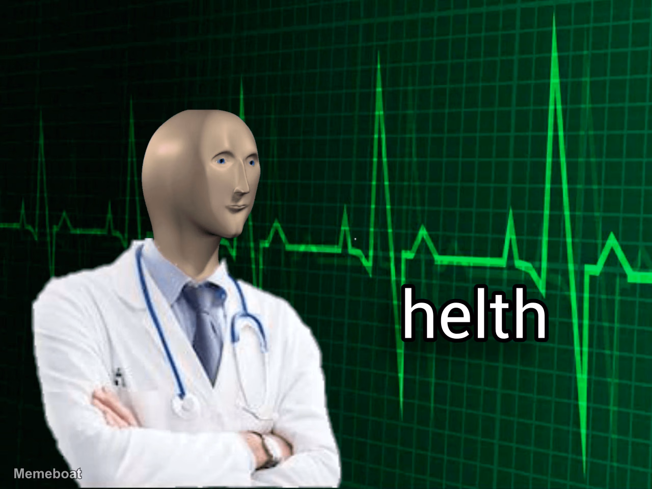 Doctor Meme Man Helth - meme generator image preview