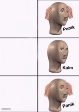 Stonks Panic Calm Panic
