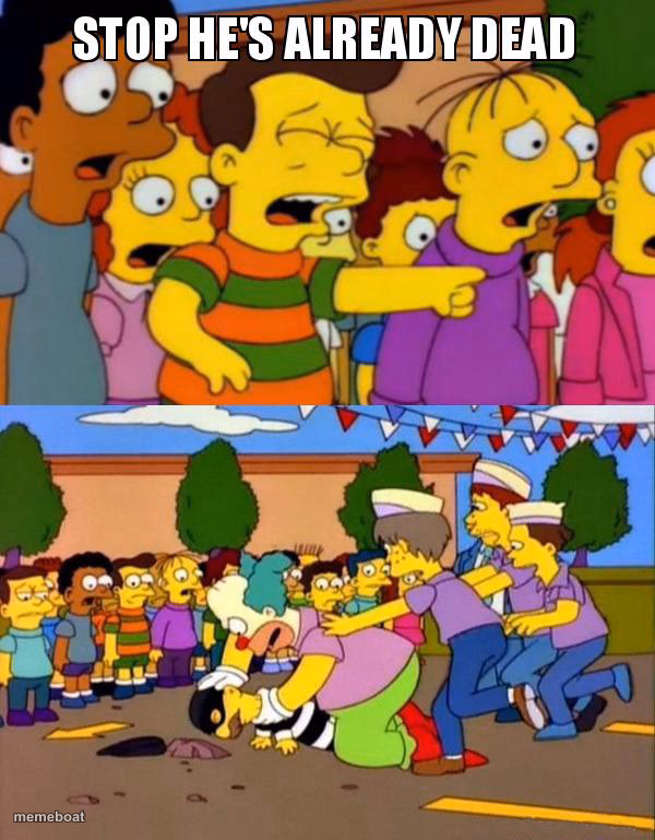 Stop He's Already Dead - meme generator image preview