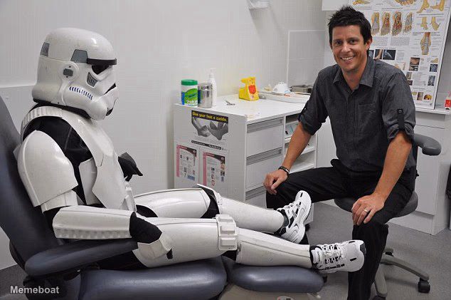 Storm Trooper In Doctor's Office - meme generator image preview