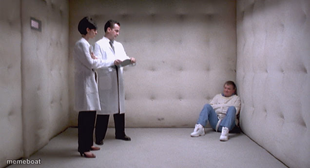 Strait Jacket Padded Room - meme generator image preview