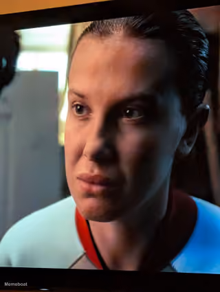 Stranger Things Eleven Intense Stare