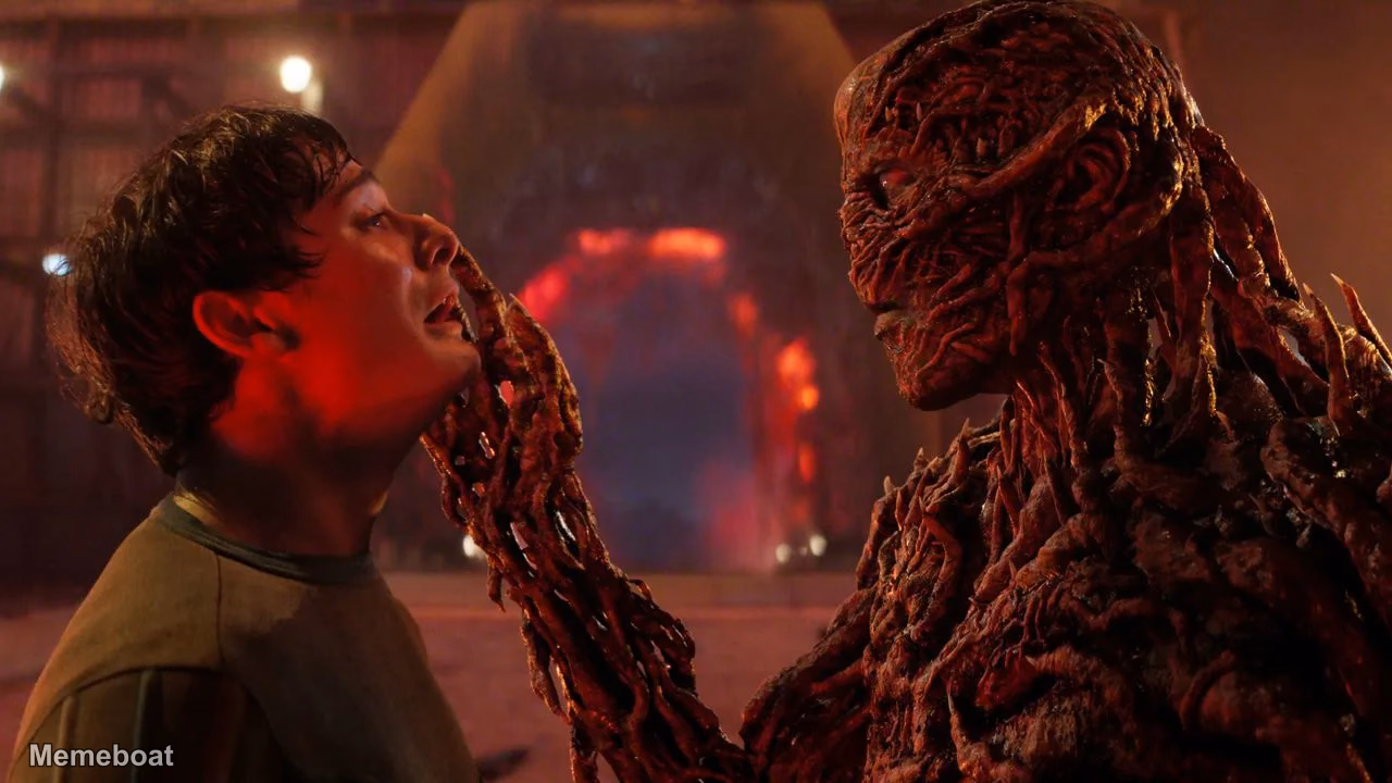 Stranger Things Vecna Grabbing Will - meme generator image preview