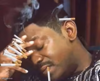 Stressed Smoking