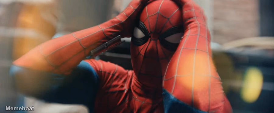 Stressed Spider-Man - "Spiderman: Brand New Day" - meme generator image preview