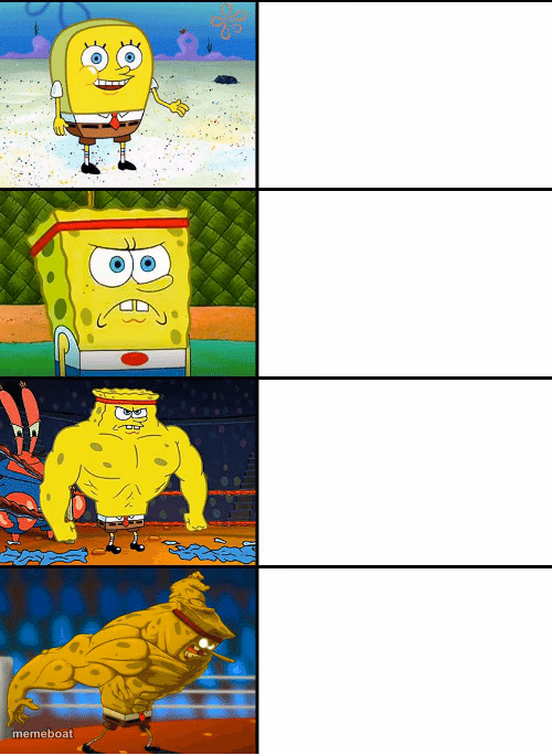 Strong spongebob chart - meme generator image preview